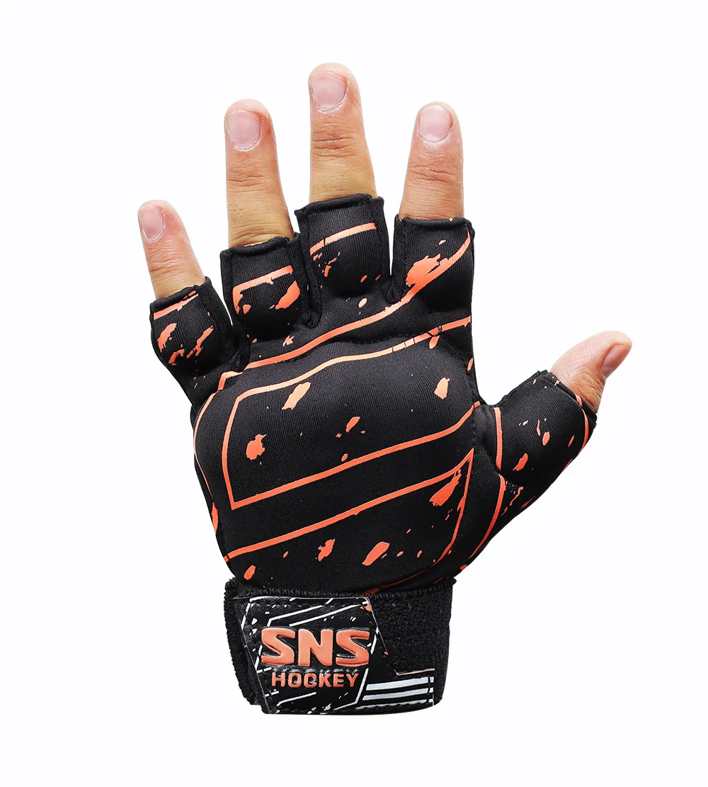 SNS Ultra Lite - Guante de Hockey - Naranja (Mano Izquierda)